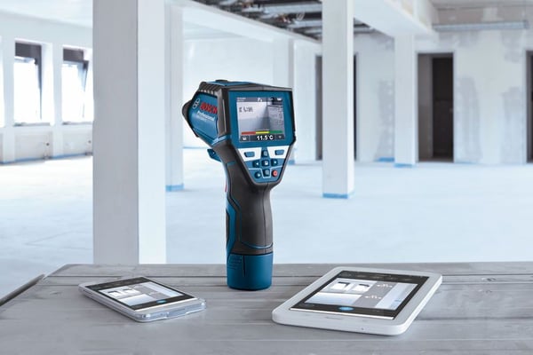 Miniatyrbild 3 av 6: Bosch GIS 1000 C Svart, Blå Inbyggd display TFT
