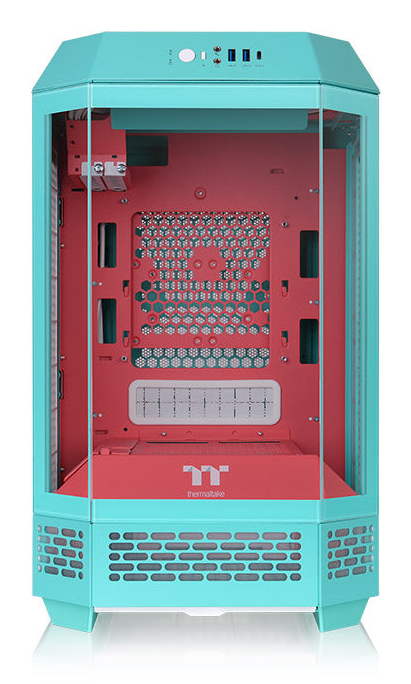 Thermaltake The Tower 250 Mini Tower Mintfärgad, Röd