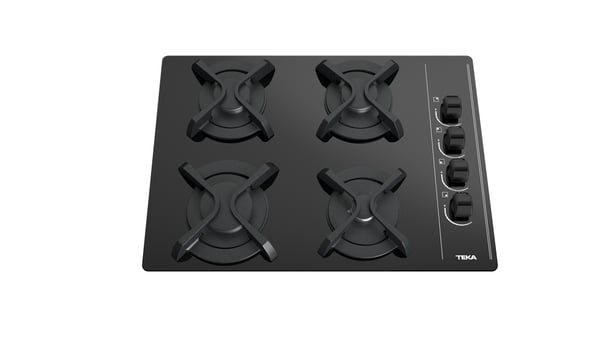 Teka GBC 64003 Sort Indbygget 60 cm Gaskomfur 4 zone(s)