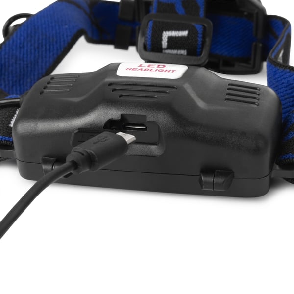 Miniatyrbild 5 av 8: Entac EHL-ZOOM-5W-ALU ficklampor Svart Pannbandsficklampa LED
