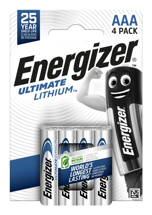 Energizer Ultimate Lithium Kertakäyttöinen akku AAA Litium