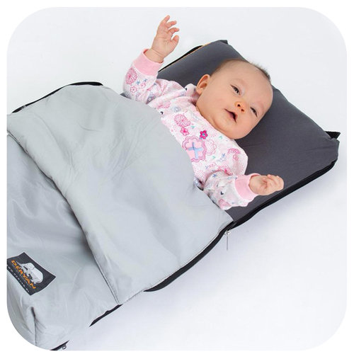 Deryan AirTraveller baby rejseseng Grå