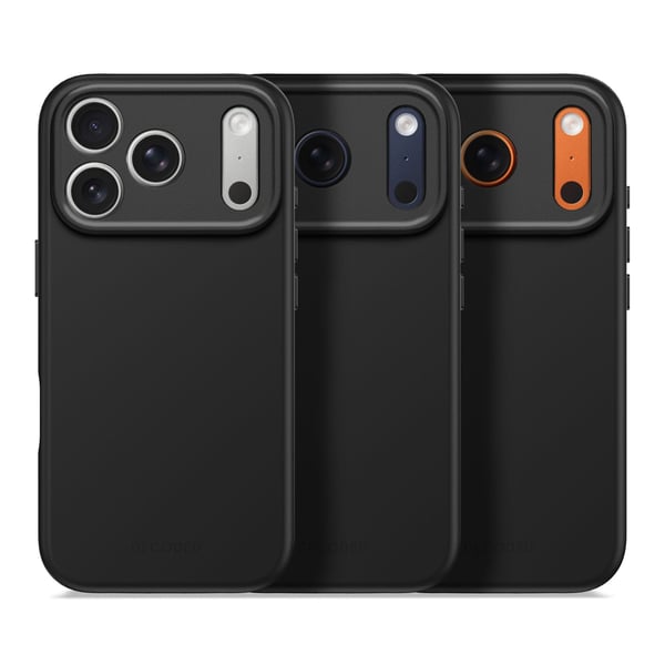 Miniatyrbillede 4 af 9: Decoded Silicone Backcover Apple iPhone 17 Pro Phantom Black mobiltelefon etui 16 cm (6.3") Cover Sort