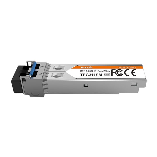Pikkukuva 1 / 3: Tenda TEG311SM lähetin-vastaanotinmoduuli Valokuitu 1250 Mbit/s SFP 1310 nm