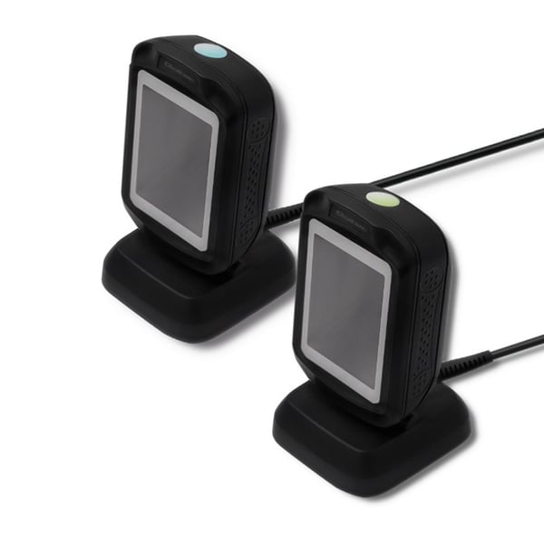 Qoltec 50864 streckkodsläsare Fast steckkodsläsare 1D/2D LED Svart