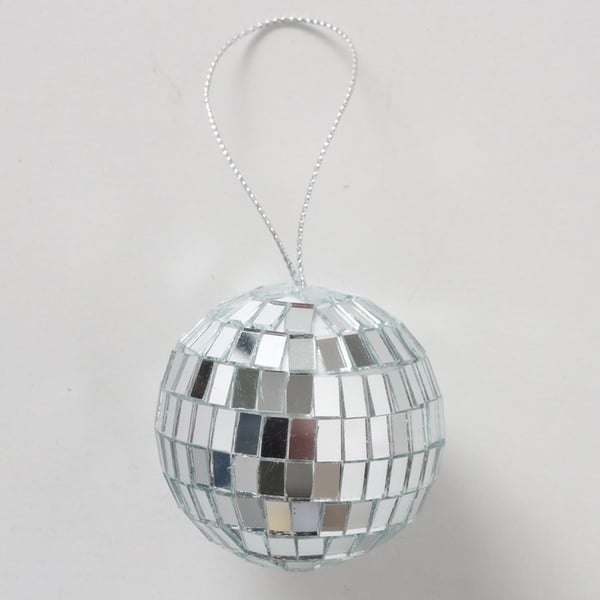 Boltze 2048080 julepynt Kugle, juleornament Glas, Jern, Papir, Polyethylen Sølv 6 stk