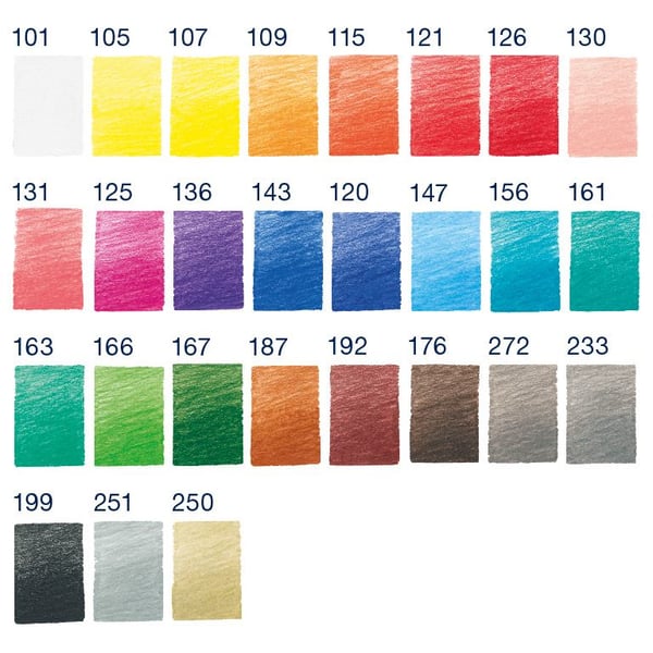 Miniatyrbillede 3 af 4: Faber-Castell Goldfaber Forskellige farver 30 stk