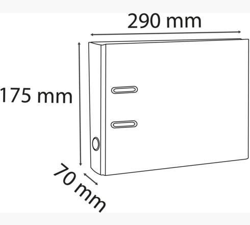 Exacompta 53141E ringpärmar A4 Svart