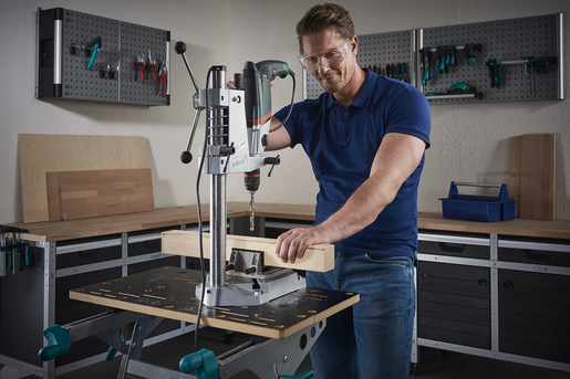 Miniatyrbillede 7 af 10: wolfcraft GmbH 5027000 borestand & beslag Boremaskinestativ