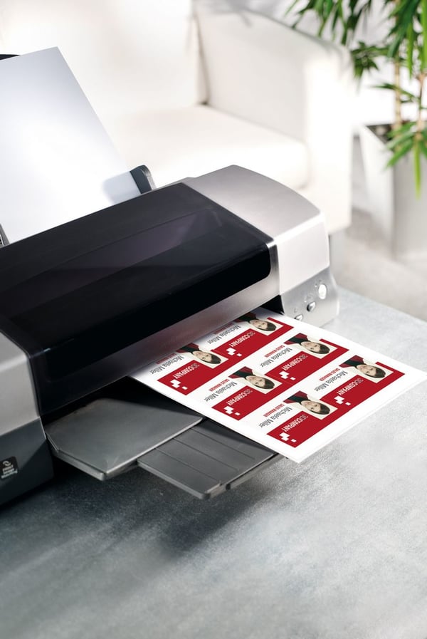 Miniatyrbillede 2 af 6: Sigel LP898 ikke-klæbende etiket 100 stk Hvid Rektandel