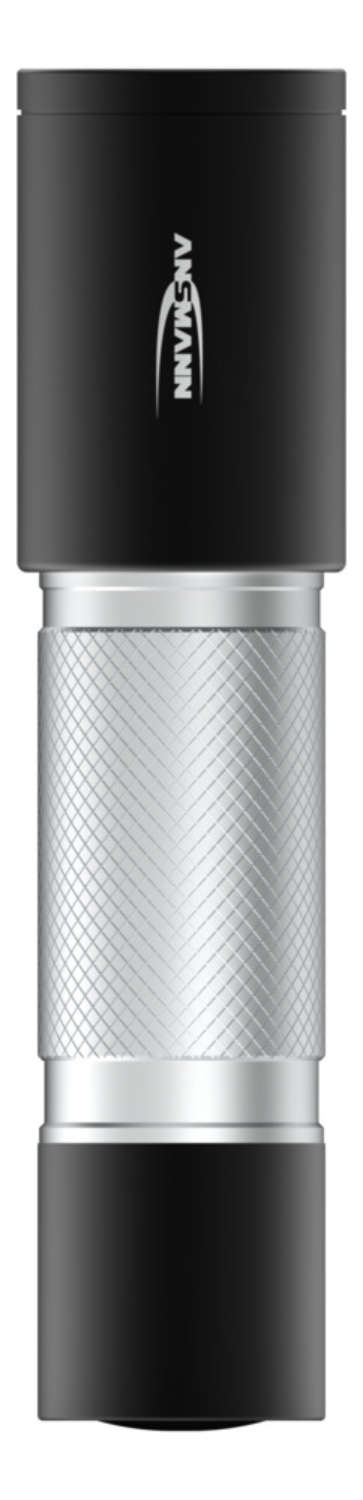 Ansmann 270B Aluminium, Svart Ficklampa LED