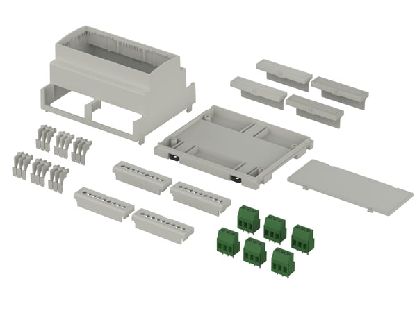 Bopla CNC 105.0 Set 1 elektrisk skab Acrylonitrilbutadienstyren IP20