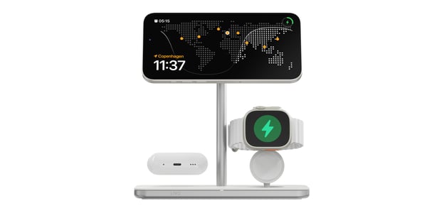 Miniatyrbillede 4 af 26: LINQ LQ48038 oplader til mobil enhed Headset, SmartWatch Sølv, Hvid Vekselstrøm Trådløs opladning Indendørs