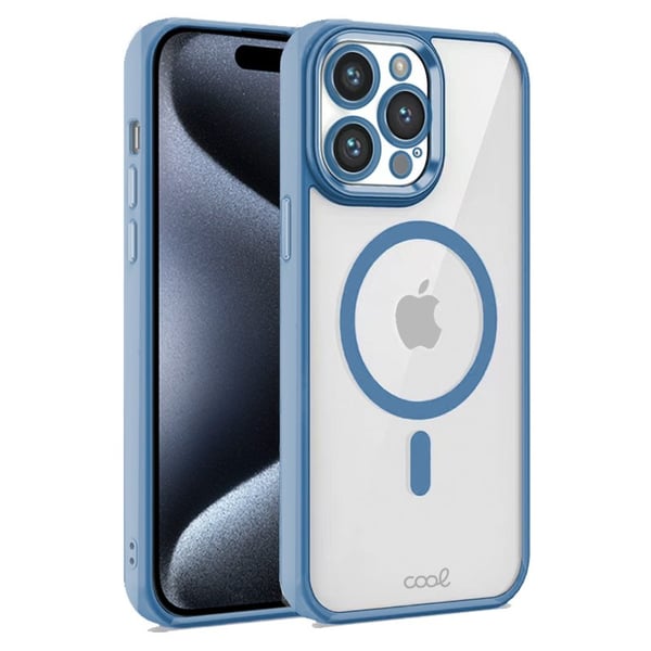 Miniatyrbillede 1 af 7: COOL Accesorios COOL mobiltelefon etui 15,5 cm (6.1") Cover Blå, Transparent