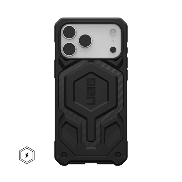 Urban Armor Gear Monarch Pro mobiltelefon etui 17,5 cm (6.9") Cover Sort, Kulfiber