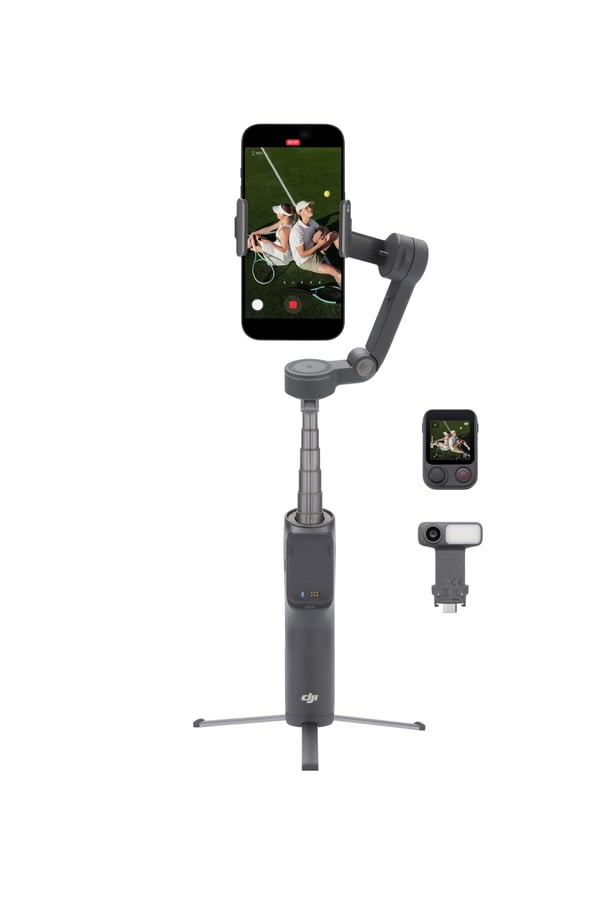 DJI Osmo Mobile 8P Advanced Tracking Combo Smartphone kamera stabilisator Sort