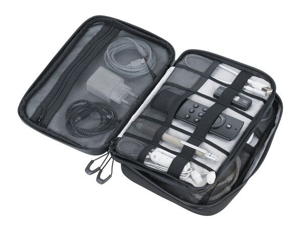 Miniatyrbillede 2 af 7: TROIKA BLACK CONNECTED personlig timemanager Polyester, Polyurethan (PU), Presenning Sort