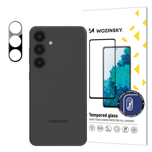 9H hærdet glas til Wozinsky Full Camera Glass til Samsung Galaxy S24+