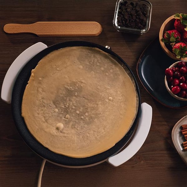 Pikkukuva 7 / 9: Cecotec Fun Creepy crêpe-pannu 1 kreppi(ä) 1200 W Valkoinen, Musta