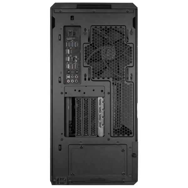 Lian Li Lancool LAN217X tietokonekotelo Midi Tower Musta, Puu