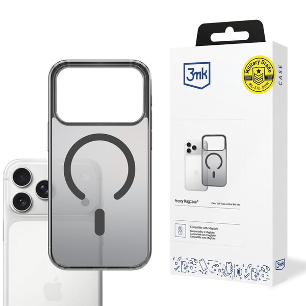 Miniatyrbillede 1 af 7: 3MK 5903108664912 mobiltelefon etui 16 cm (6.3") Cover Transparent, Sort