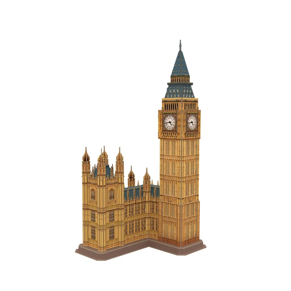 Miniatyrbillede 2 af 4: CubicFun Big Ben 3D puslespil 94 stk Bygninger