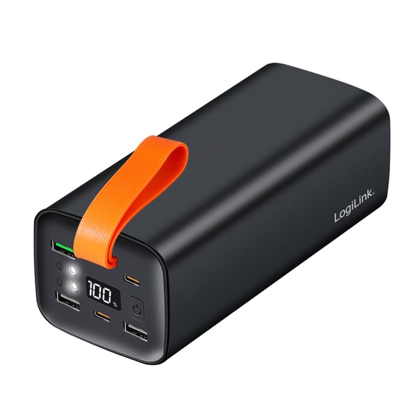 LogiLink PA0351 basstationer Litium Polymer (LiPo) 50000 mAh Svart