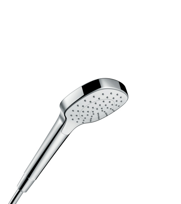 Hansgrohe Croma Select E Håndholdt bruserhoved Krom, Hvid