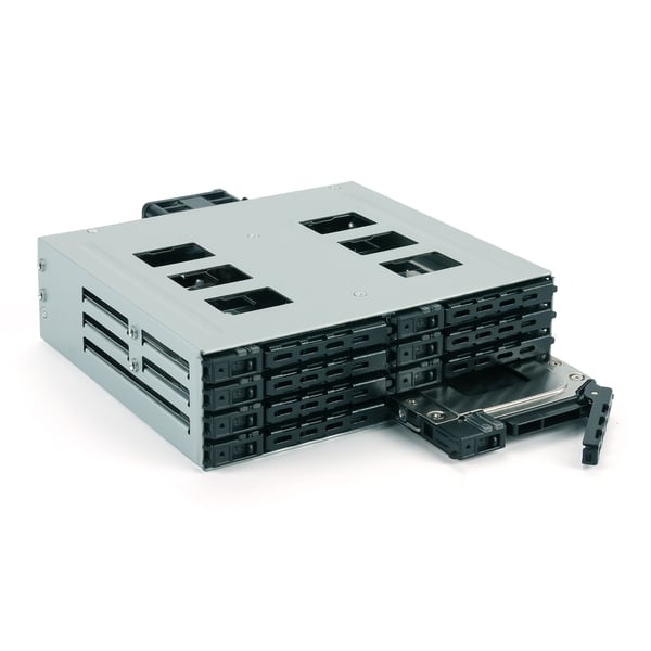 Miniatyrbild 1 av 3: Fantec MR-SA1082 13,3 cm (5.25") Carrier-panel Svart