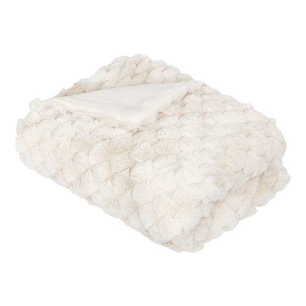 Miniatyrbillede 1 af 7: Atmosphera Adriel sengetæppe 160 x 120 cm Polyester Beige