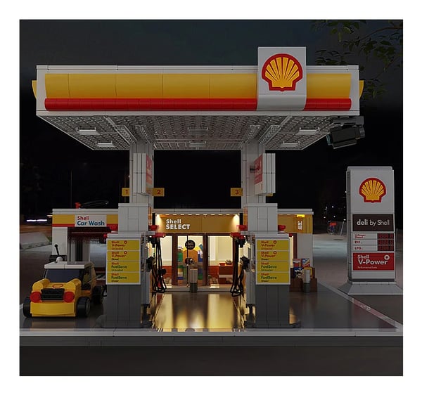 Jamara CaDA Shell Gas Station with Shop and Car Wash