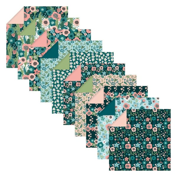 Miniatyrbild 6 av 15: Clairefontaine 95372C origamipapper papper