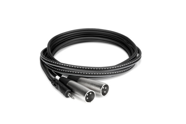 Miniatyrbillede 2 af 2: Hosa Technology CYX-402M lydkabel 2 m 3.5mm TRS 2 x XLR (3-pin) Sort