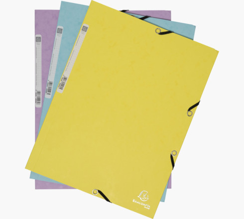 Exacompta 55560E folder Pressboard Forskellige farver, Blå, Koral, Grøn, Mauve, Gul A4
