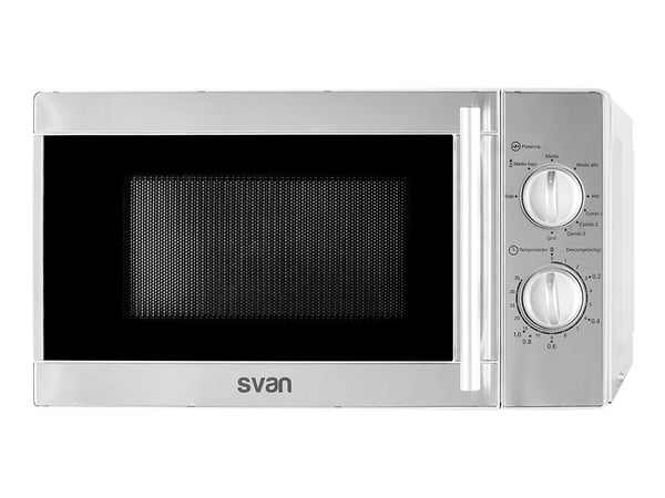 Miniatyrbillede 1 af 2: SVAN SMW2700GX mikrobølgeovn Rustfrit stål Grill mikroovn Bordplade 20 L 700 W