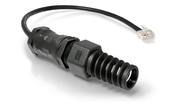 QuWireless QRJ45 netværkskabel Sort 0,16 m