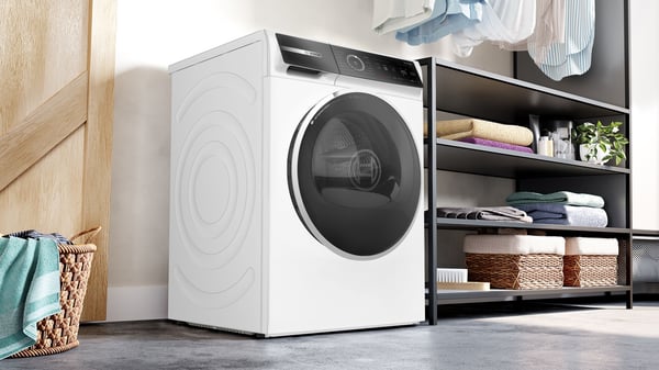 Miniatyrbillede 9 af 9: Bosch Serie 8 WRB247C0IT tørretumbler Fritstående Front-læsning 9 kg Hvid