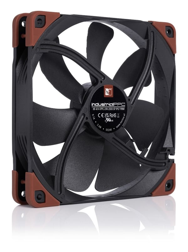 Noctua NF-A14 Datorväska Fan 14 cm Svart, Brun 1 styck
