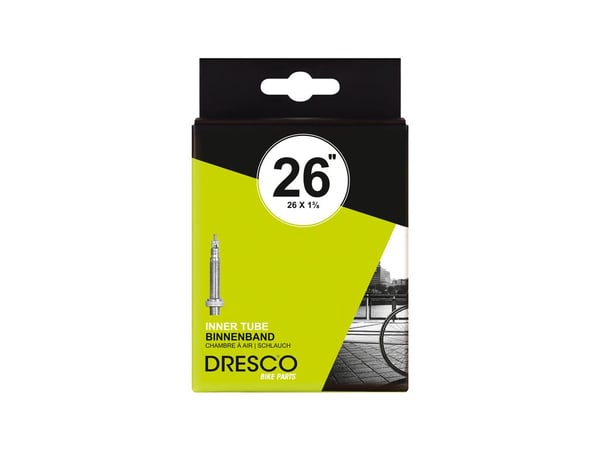 Miniatyrbillede 2 af 2: Dresco 5250425 cykelslange Presta ventil 26"