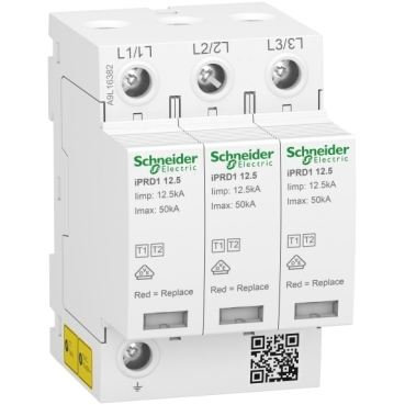 Miniatyrbillede 1 af 2: Schneider Electric KOMBIABL.IPRD1 12.5R 3P T1+2 / SCHN.E A9L16382