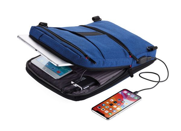 Pikkukuva 2 / 5: TROIKA SAFTSACK reppu City backpack Sininen Polyesteri