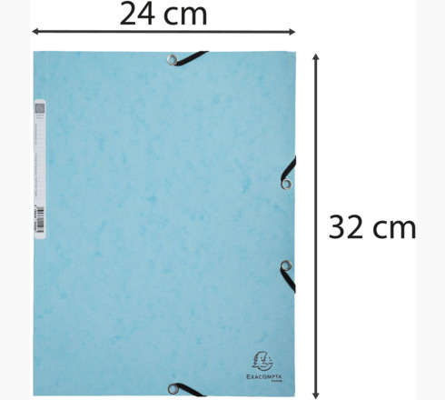 Exacompta 55560E folder Pressboard Forskellige farver, Blå, Koral, Grøn, Mauve, Gul A4