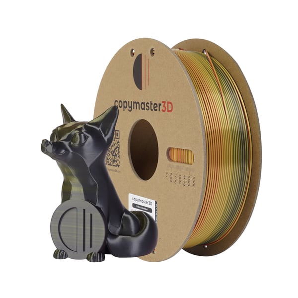 3D Prima CM-TRSI-011-1-175 Material för 3D-utskrifter Polylaktidsyra (PLA) Svart, Röd, Guld 1 kg