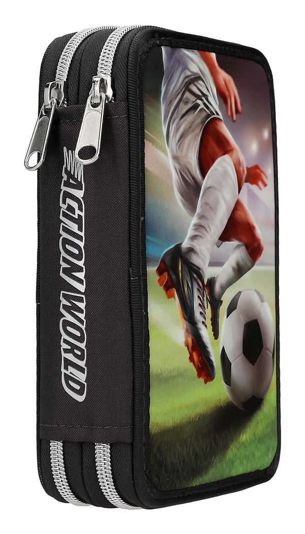 Dino World + Action Dobbelt Penalhus FODBOLD