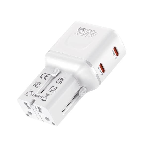 Mobile Origin MO-PW26-WHT mobiililaitteen laturi Universaali Musta AC Pikalataus Sisätila