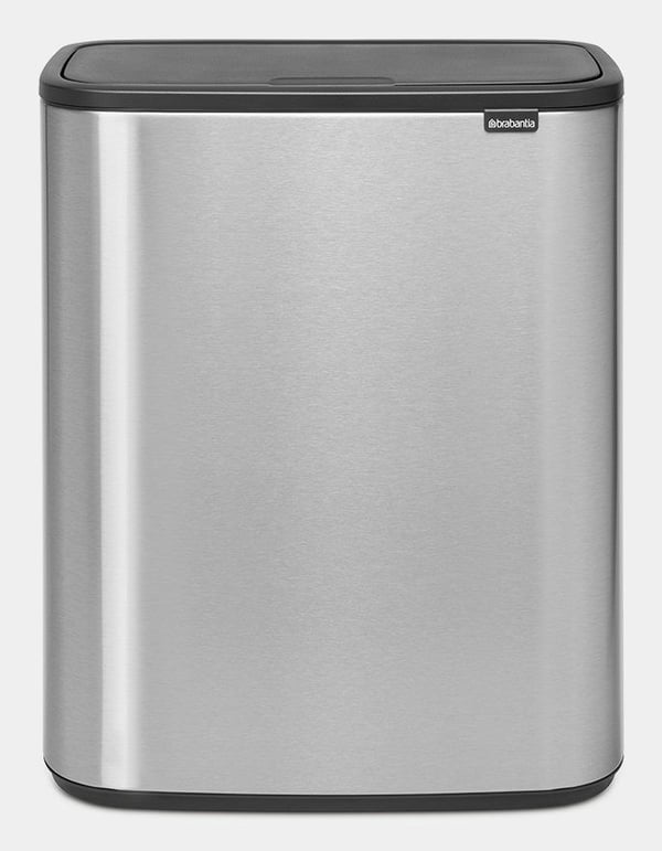 Brabantia Bo Touch Bin 60 L Rektangulær Stål Brabantia Bo Touch Bin 60 L Rektangulær Stål