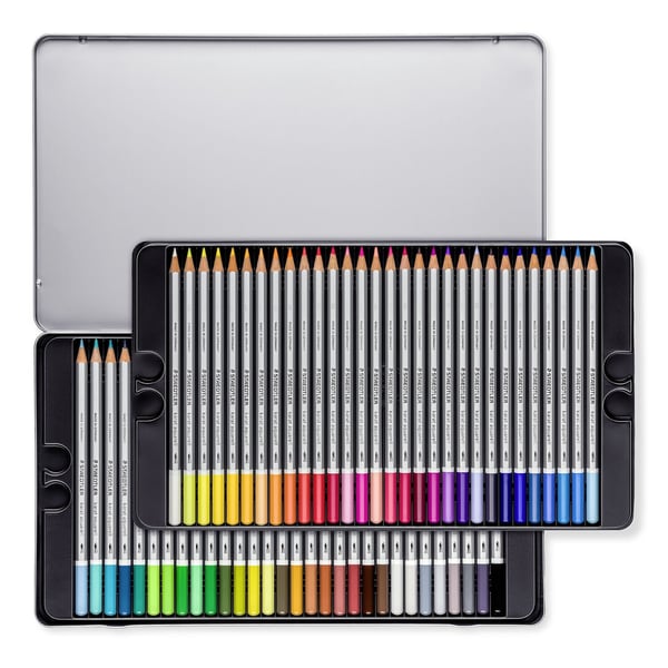 Miniatyrbillede 4 af 6: Staedtler karat aquarell 125 60 stk