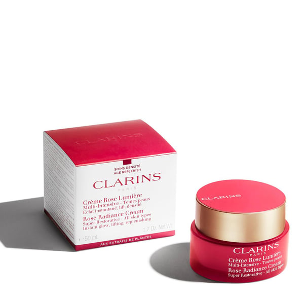 Clarins Rose Radiance Cream Super Restorative Dagcreme Ansigt, Nakke 50 ml