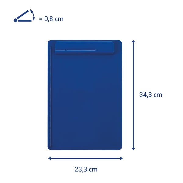 Miniatyrbillede 13 af 14: MAUL 2325137 opslagstavle A4 Plast Blå