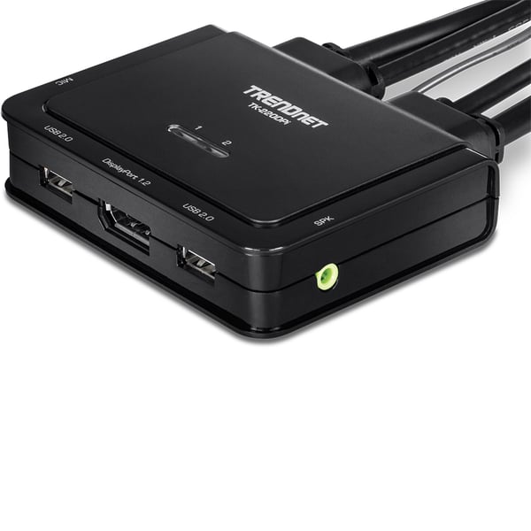 Trendnet TK-220DPI KVM-switchar Svart